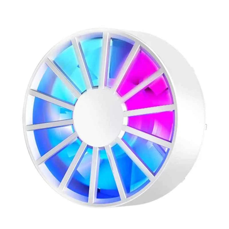 Phone Radiator Portable Magnetic Phone Cooler Low Noise Light Weight Fan with RGB Light Fast Cooling for Phone Tablet PUGB Game