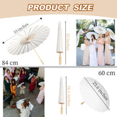 Collage of paper umbrella with different bright occasion 