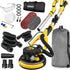 Electric Drywall Sander with Vacuum Dust Removal System includes sanding discs, hoses, dust bag, and accessories for efficient wall sanding.